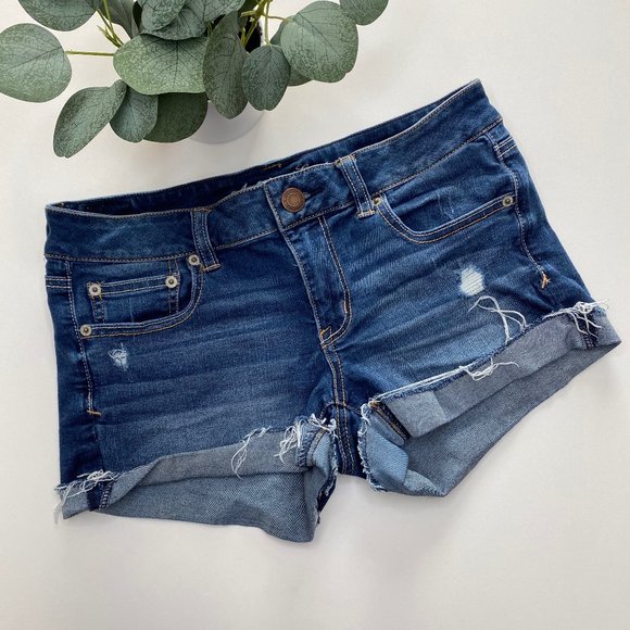 American Eagle Outfitters Pants - American Eagle | Super Stretch Denim Jean Shorts